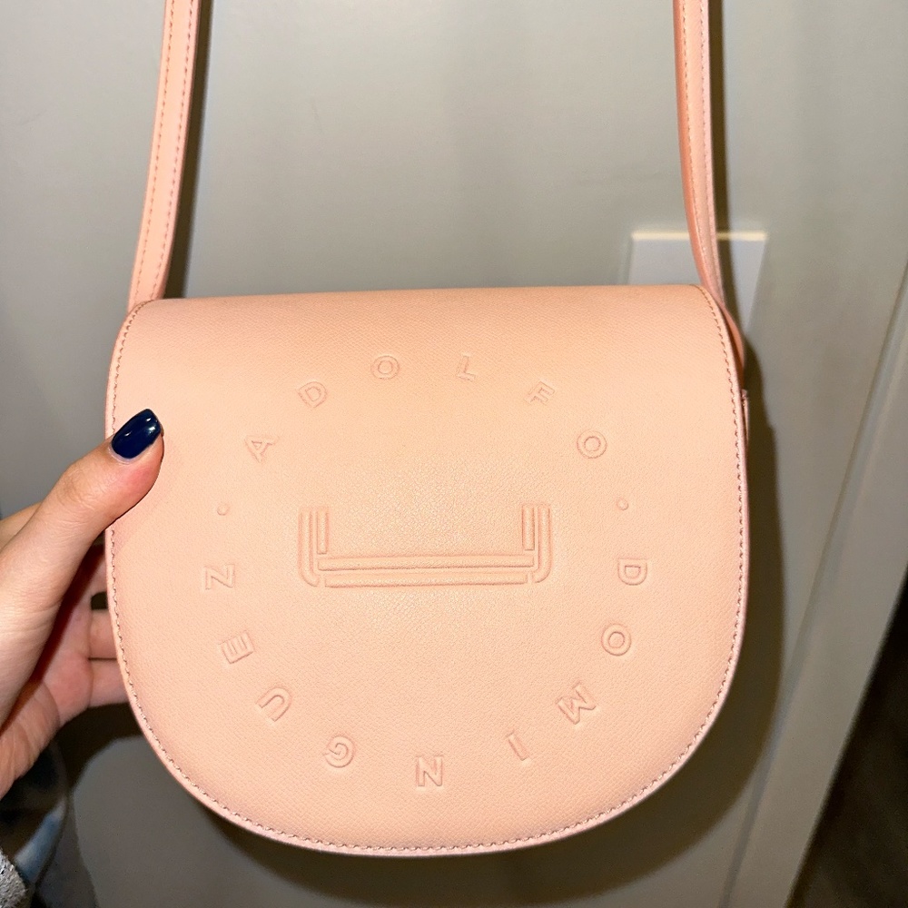 Adolfo Dominguez Pink Crossbody Bag